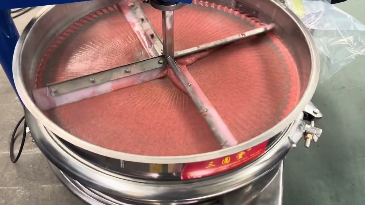 Juice sieving vibrating filter