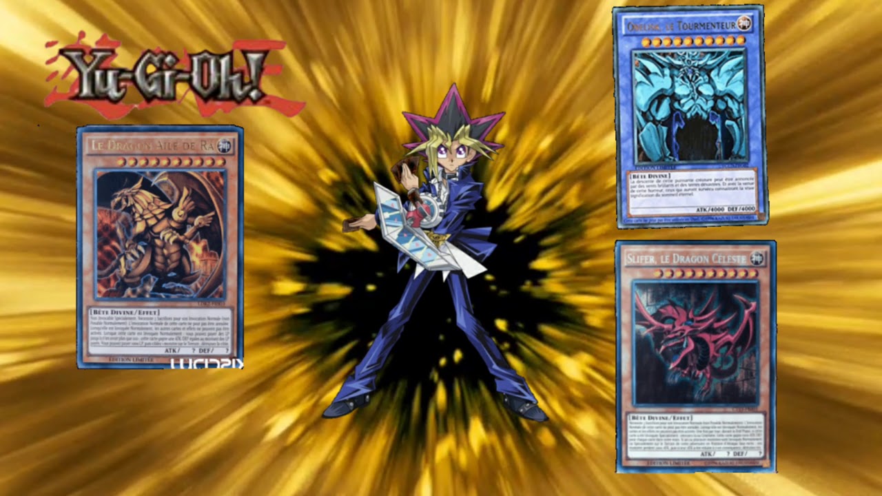 YuGiOh les trois dieux égyptiens YouTube