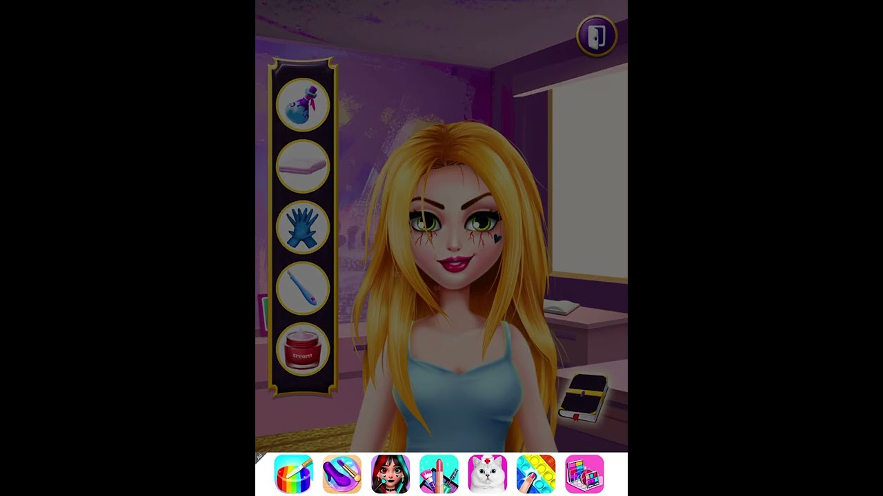 Girls App makeup game for kids