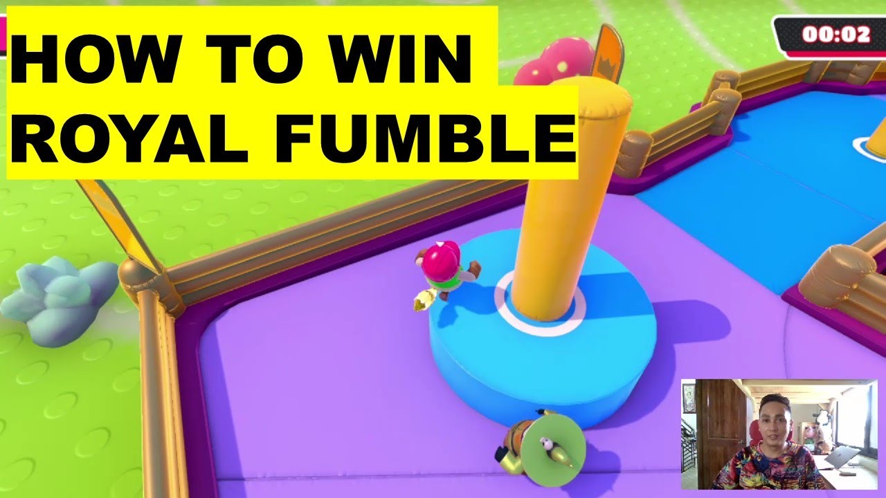 HOW TO WIN ROYAL FUMBLE - Fall Guys Gameplay 60fps
