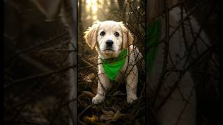 Golden Retriever Mom Saves Her Puppy from Thorn Bush