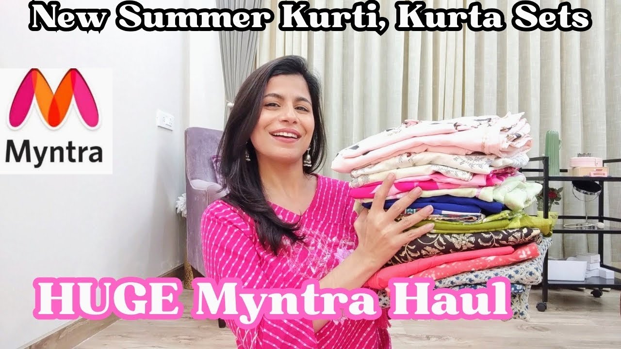 Myntra Summer Kurti, Kurta Set, Ethnic Skirt Haul l Dream Simple - YouTube