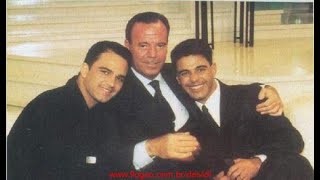 JULIO IGLESIAS &amp; Zezé di Camargo e Luciano -  1998 DOIS AMIGOS ( TV Brasil Programa Raul Gil )