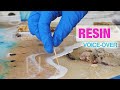 Beach Resin Art Tutorial Uses Sand And Rocks (Voice-over)