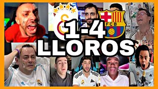 🤣🔥LOS MEJORES LLOROS MADRIDISTAS EN EL GALATASARAY 1 BARCELONA 4 (LAMINE YAMAL BALÓN DE ORO)