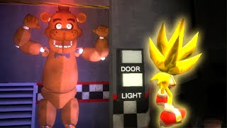 Super Sonic In Five Nights At Freddys Garrys Mod Fnaf Gmod