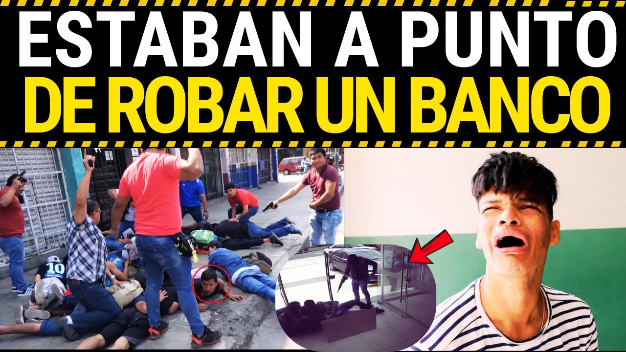 🛑Así desarticuló la Dirincri a banda que asaltaba bancos