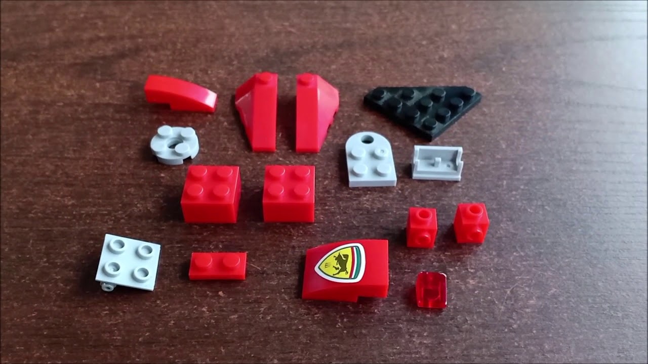 F1 Car - YENU - Make a Red Color F1 LEGO Car - Cogo City