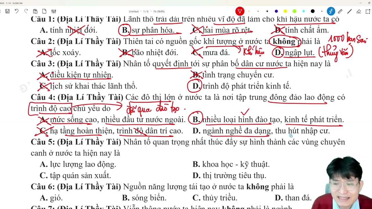 ĐỊA LÍ THẦY TÀI | CHỮA ĐỀ THI THỬ TN THPT NĂM 2026 MÔN ĐỊA LÍ LẦN 1