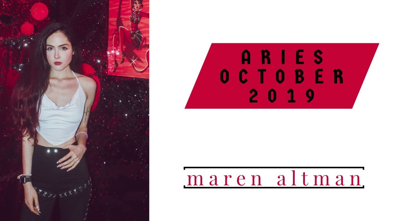 ARIES OCTOBER 2019: BALANCE BETWEEN LOVE & WORK