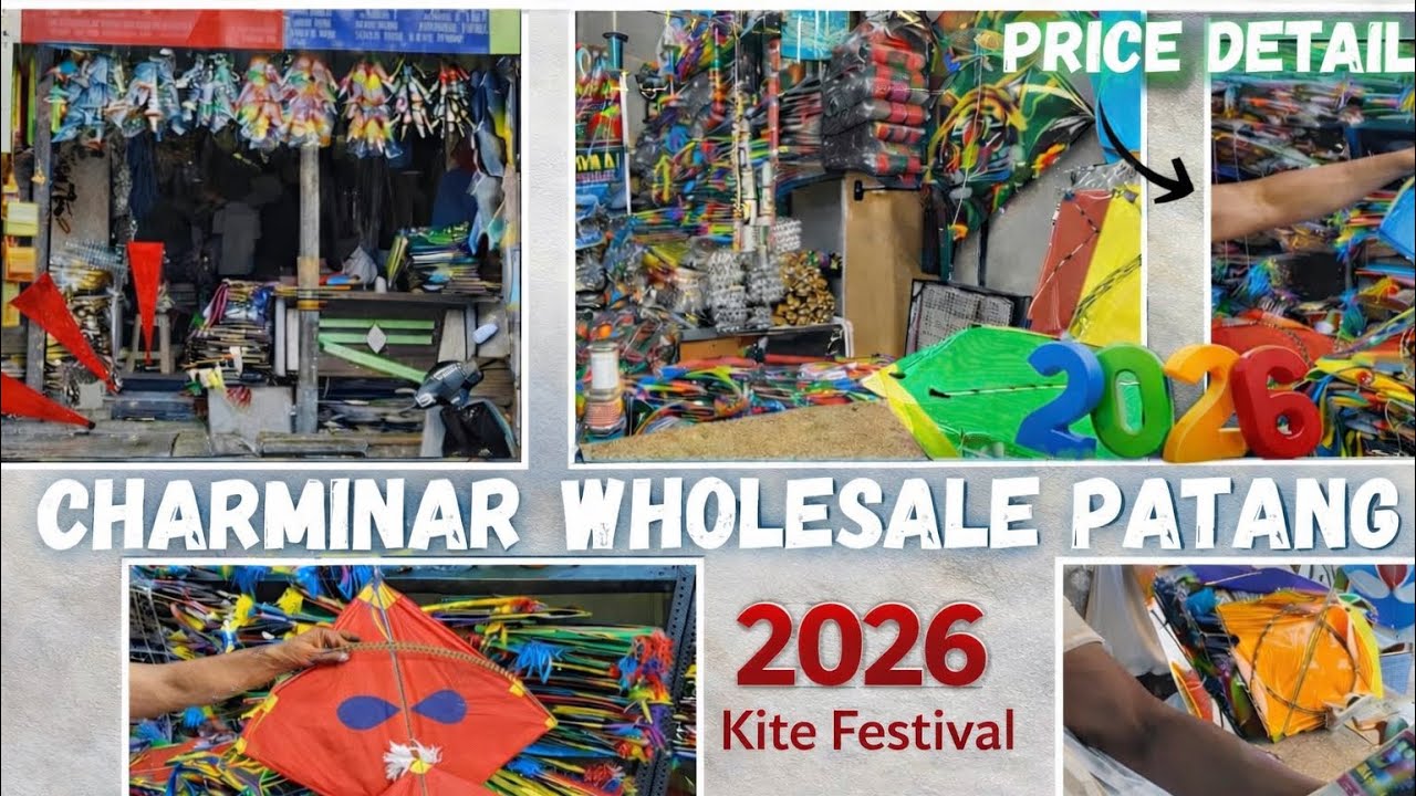 Hyderabad Kite Festival 2026 🪁 | Old City Patang Mela 2026 | Telangana
