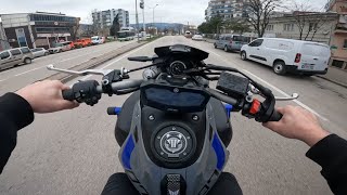 BU MT07 ÇILDIRIYOR!!! | #mt07 #wheelie #puresound | #motovlog #vlog