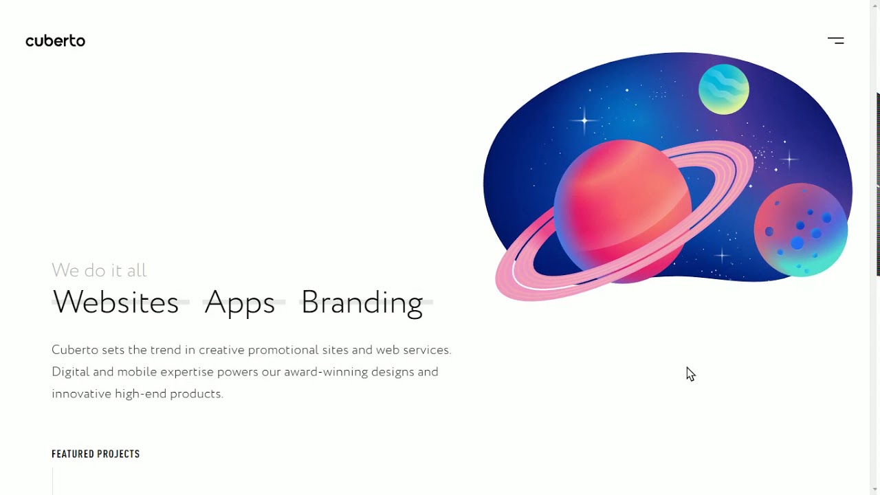 Interactive Graphic — Cuberto.com