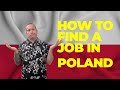 How to find a job in Poland as a foreigner