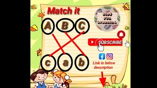 Match it | Capital Letters to Small Letters | Alphabet game for children | #Kids #Fun #Learning screenshot 2