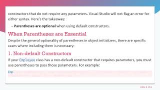 Celebrity Understanding C# Object Initializers - Do You Need Parentheses? Profile