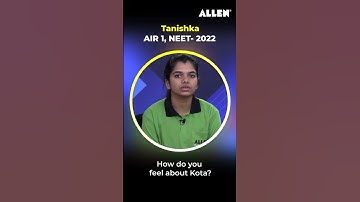 📌Kota के बारे में NEET Topper Tanishka (AIR-1) ने क्या कहा | Kota Coaching | #NEET2023 #NEET2022