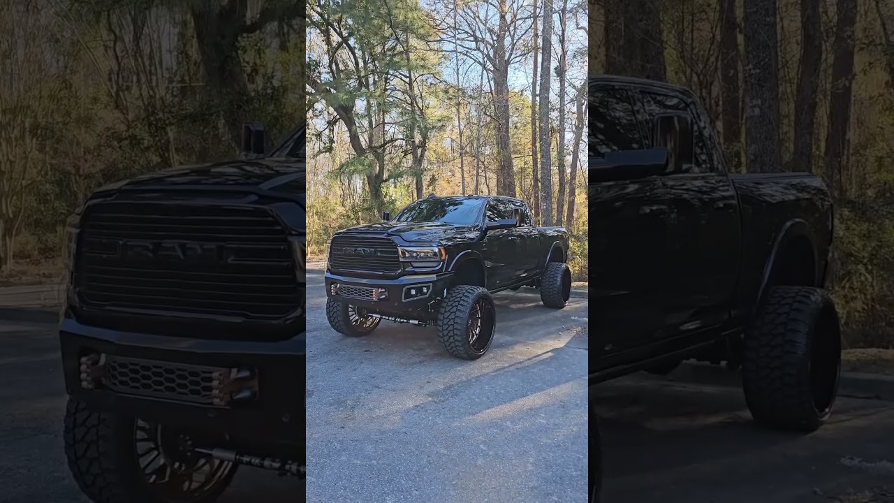 2021 RAM 2500, 8” McGaughys lift, 28x16 maxxed forged, 38x16.5 @furytires. Owned by @elev8ed_6.7