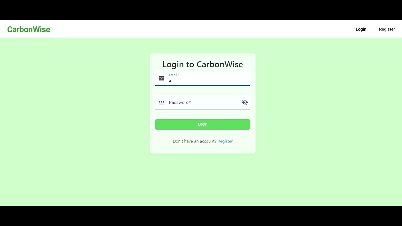 CarbonWise - Personal Carbon Footprint Tracker