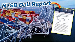 NTSB Dali Report Has Surprising Findings |Baltimore Bridge Collapse