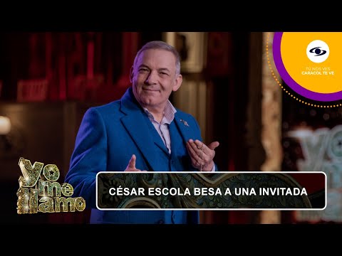 César Escola besó a una invitada de Yo Me Llamo que le dedicó un &quot;poema erótico&quot;