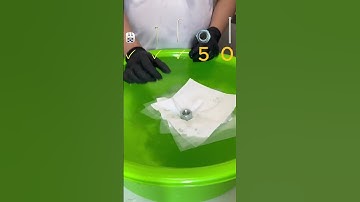 How much paper does it take to make the object float #experiment #asmr