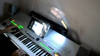 Video thumbnail of "Tyros 3 Boney M cover Rivers of Babilon"