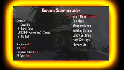 SuperMan Lobby V2 Mod menu [Bo2/1.19/Gsc] + Download