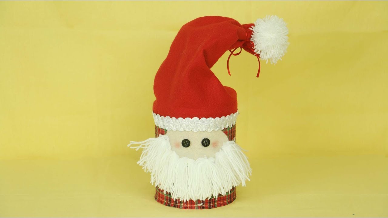 Reciclando Lata – Papai Noel na Lata | Cantinho do Video