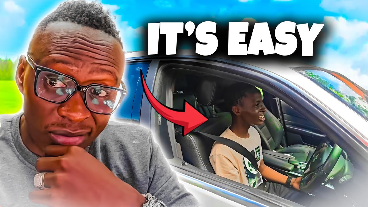 BIG BOSS LEARNS TO DRIVE | FIRST LESSON REACTIONS! |  The Obinnaz