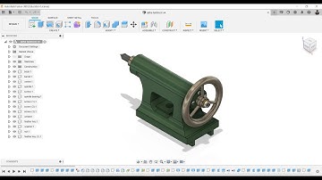 Lathe Tailstock Assembly using Fusion 360