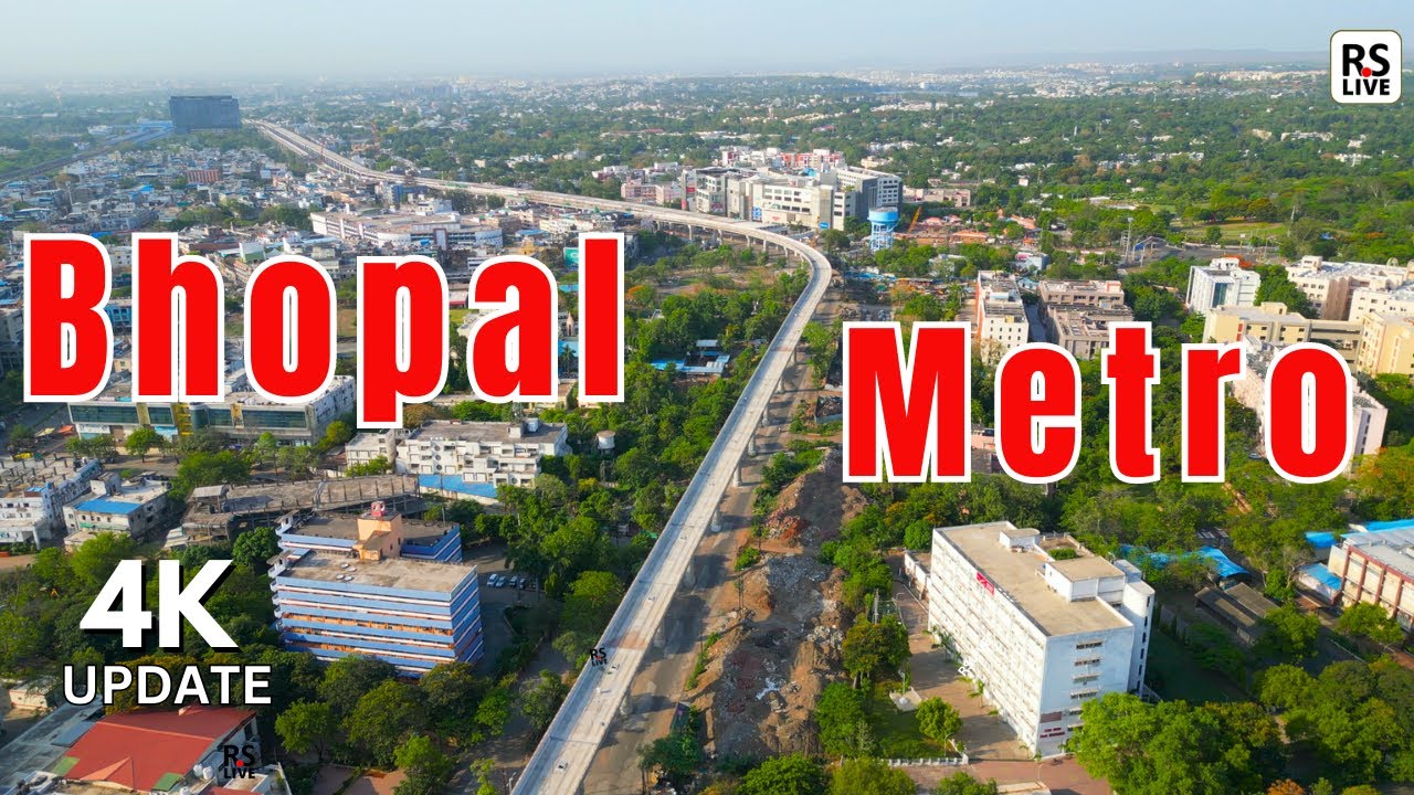 Bhopal Metro Bhoj Metro Madhya Pradesh rslive 4K YouTube
