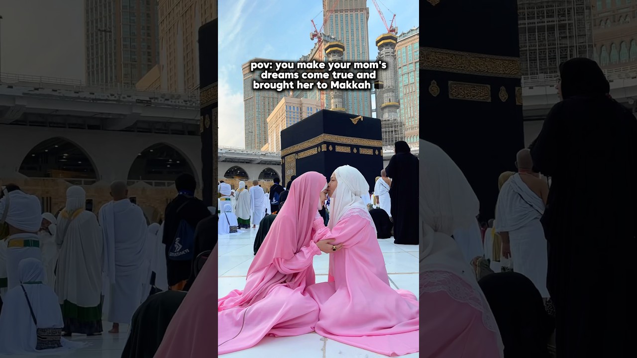 Umrah hajj with mom , Makkah Saudi Arabia