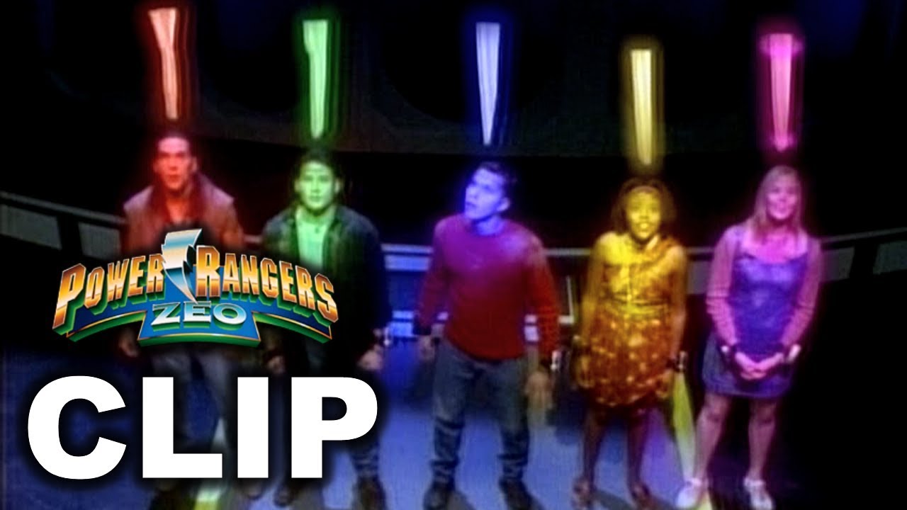 Power Rangers Zeo Rangers Receive Powers First Morph A Zeo Beginning Episode Youtube