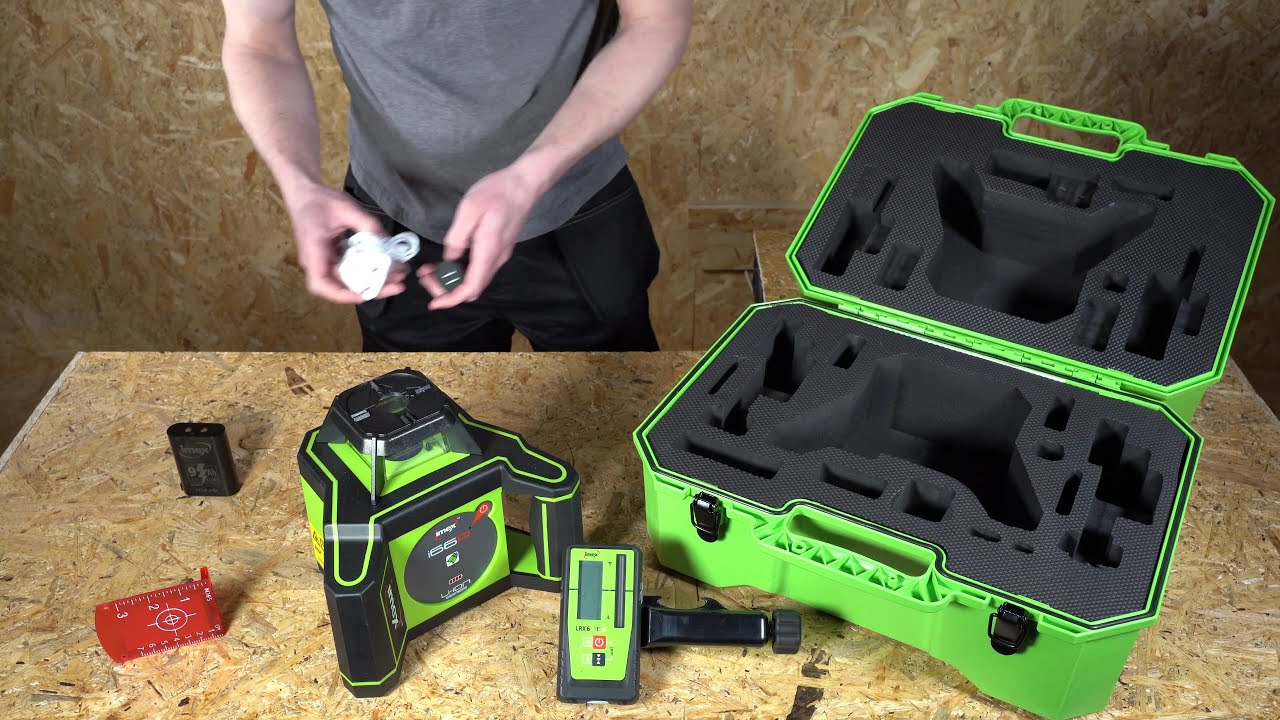 Imex i66R Rotary Laser Level (With Receiver) Unboxing YouTube