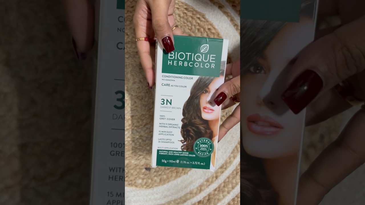 Biotique Herbcolour | Review Darkest Brown 