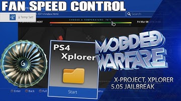 PS4 Fan Control with X-Project + New PS4 Homebrew File Manager