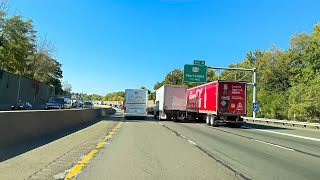 DRIVING I-287, Cross Westchester Expressway Westbound, Westchester County
