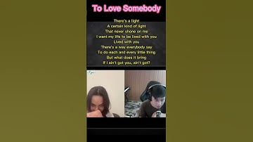 Thumbnail of To Love Somebody