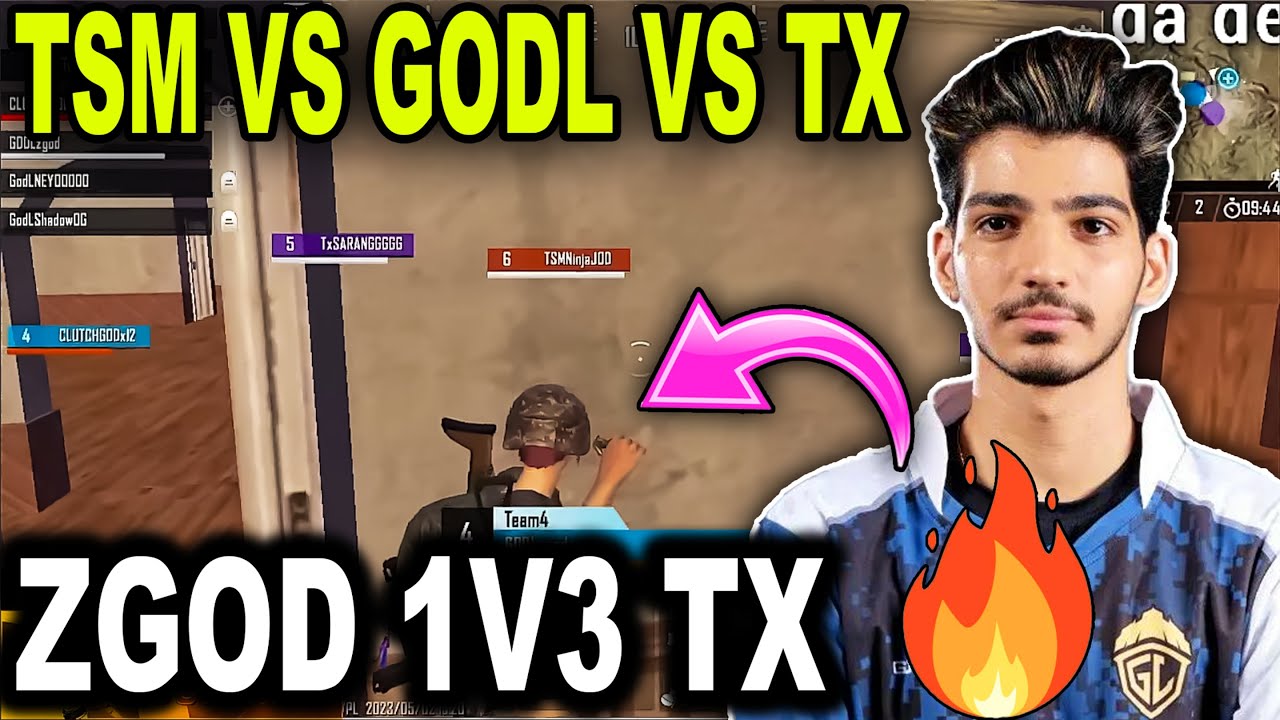 ZGOD 1V3 TEAM X SPARK 😳| GODL VS TX VS TSM | NEYOO | SHADOW OG ...