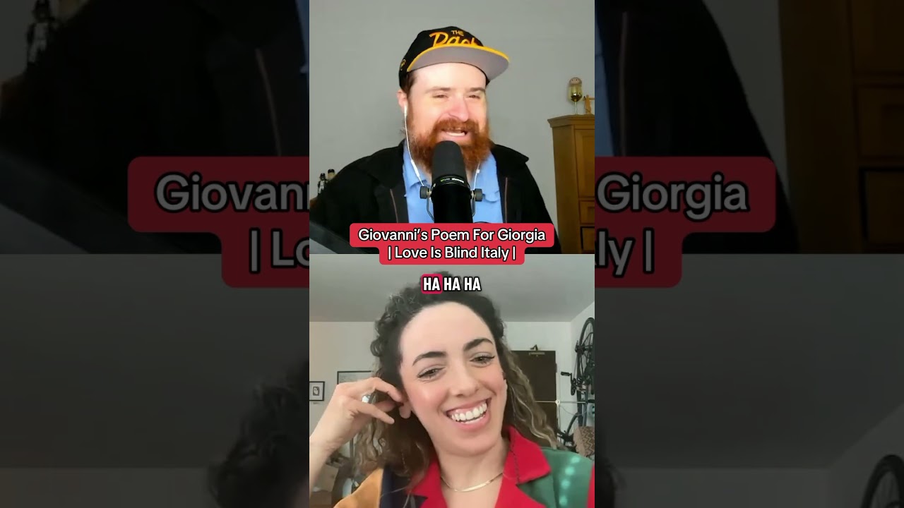 Giovanni’s Poem For Giorgia | Love Is Blind Italy #loveisblind #loveisblinditaly