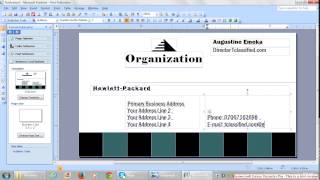 MICROSOFT PUBLISHER TUTORIAL 2