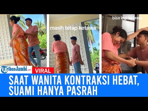 Viral Video Saat Wanita Kontraksi Hebat, Suami Hanya Pasrah 'Disiksa' Istrinya, Rambut Jadi Sasaran
