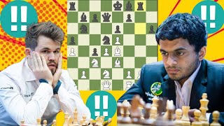 Fast chess game | Down the line chess game | Magnus Carlsen vs Nihal Sarin 4