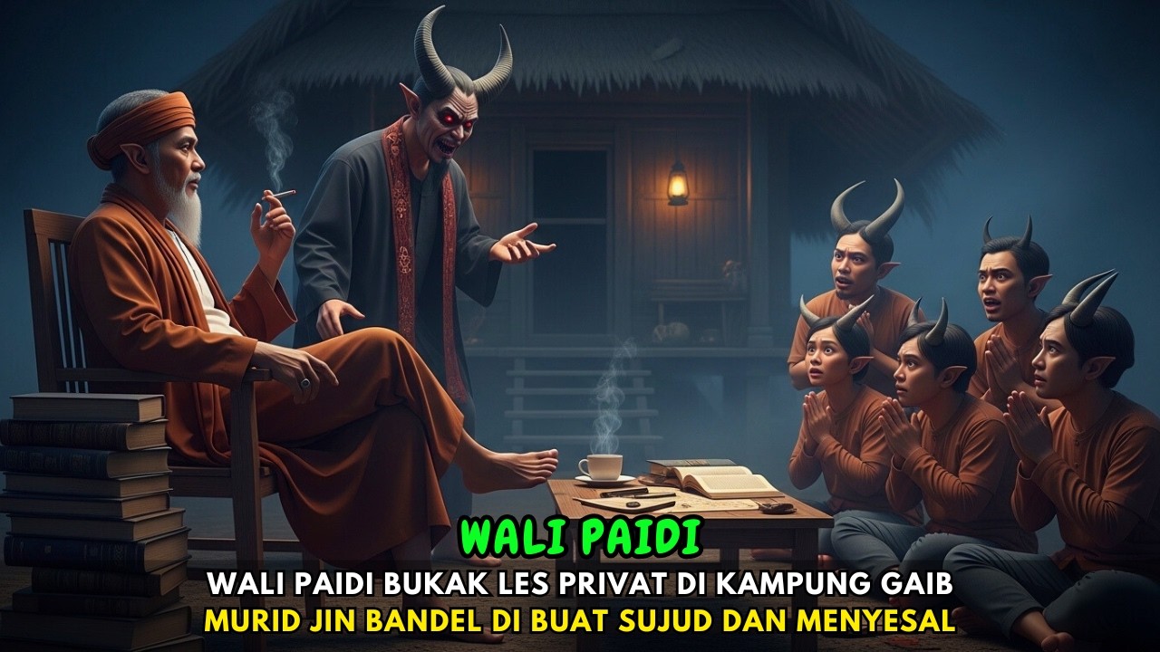 VIRAL‼️ Wali Paidi Bukak Les Privat di Kampung Gaib - Murid Jin Bandel di Buat Sujud dan Menyesal ..