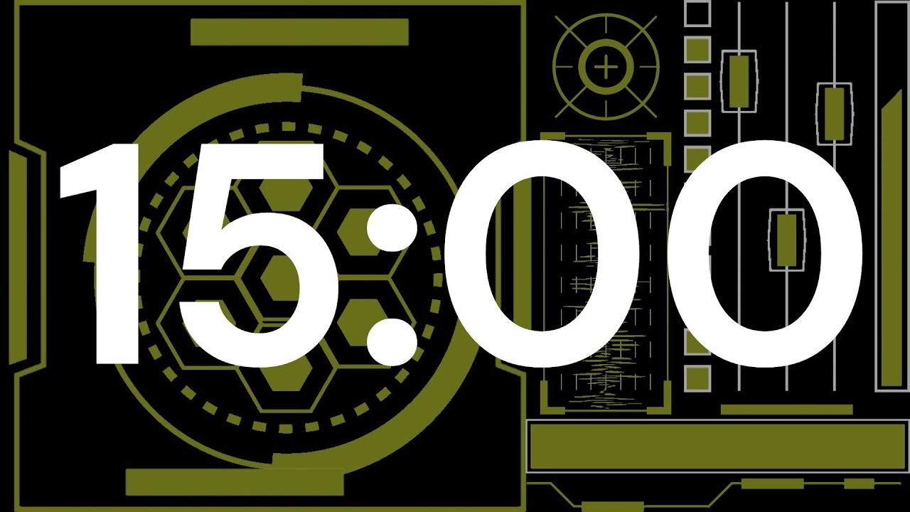 15 Minute Break Timer 🧡 Moving Background 🧡 ASMR Tick Tock | Refresh & Recharge