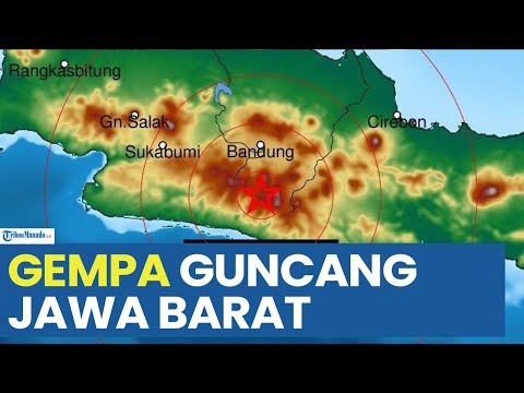 Gempa Baru Saja Guncang Jawa Barat di Darat