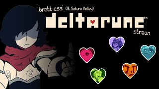 Deltarune TODAY (Chapter 3 Gameplay) W/ Saturn Valley. + 2.5 hours of FAILED Jevil attempts (solo)
