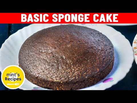 basic-cake-recipe-in-hindi---eggless-spongy-chocolate-cake---ep-57