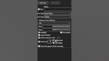 Faster Cheat Engine Scans